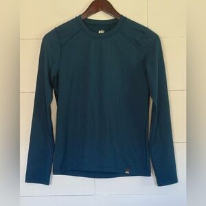 REI Kids Teal Long Sleeve Shirt Size L